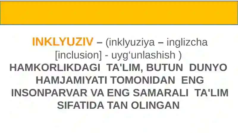 INKLYUZIV TA'LIM 4
