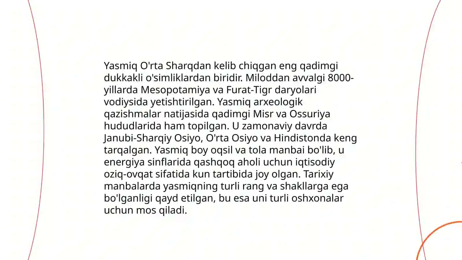 Yasmiq oʻsimligi 4