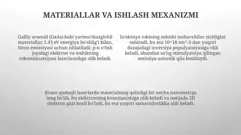 Yarim o'tkazgichli lazerlar 4