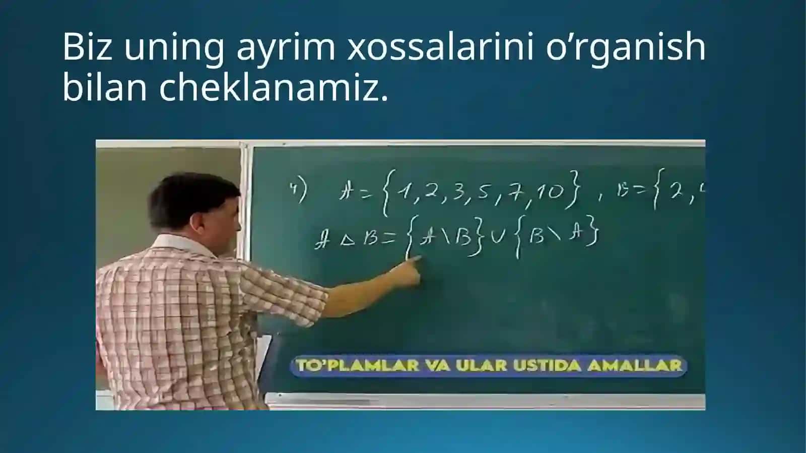 MATEMATIKA ANALIZ FANIDAN TAYYORLAGAN SLAYDI 4