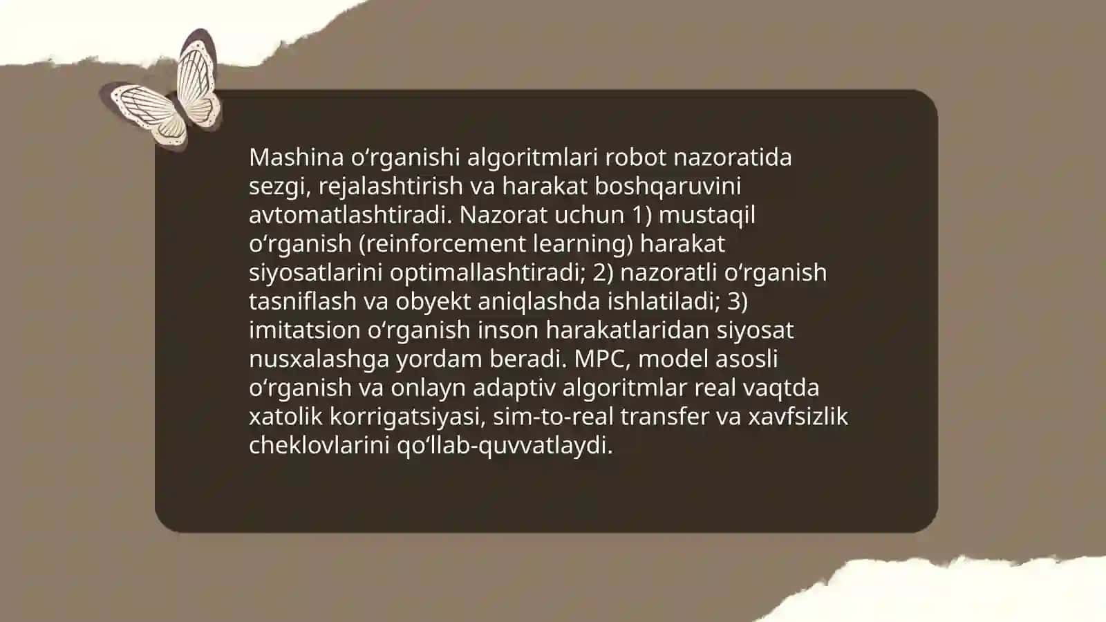 Sunʼiy intellekt va robototexnikaning umumiy tushunchalari 4