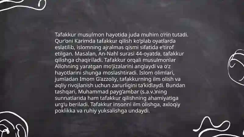 Tafakkur 4
