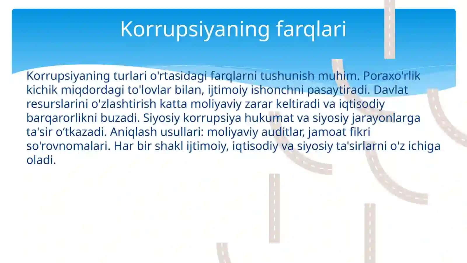 Korrupsiyaning turlari 4