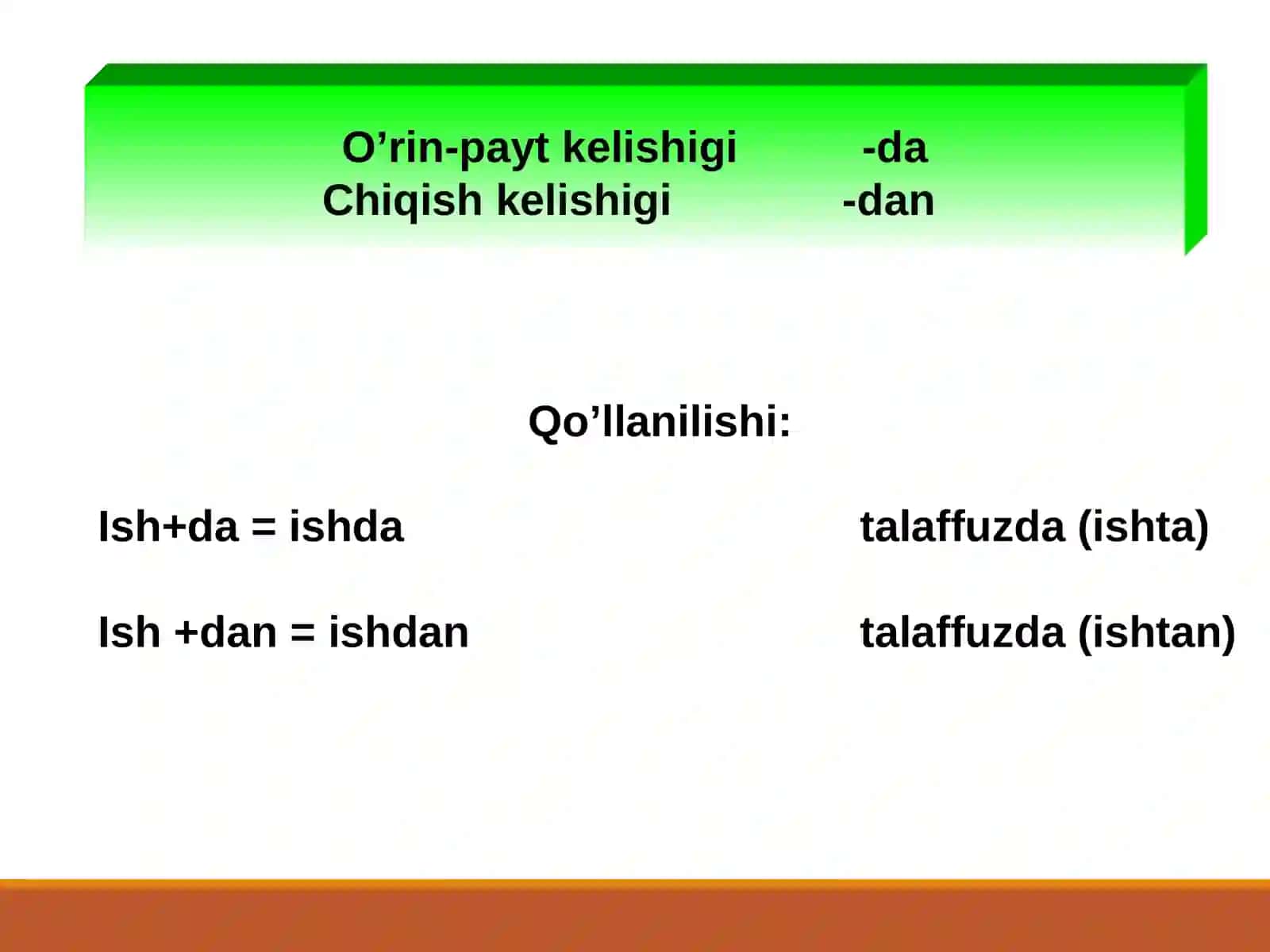 Otlardan kelishik koordinatalari 4
