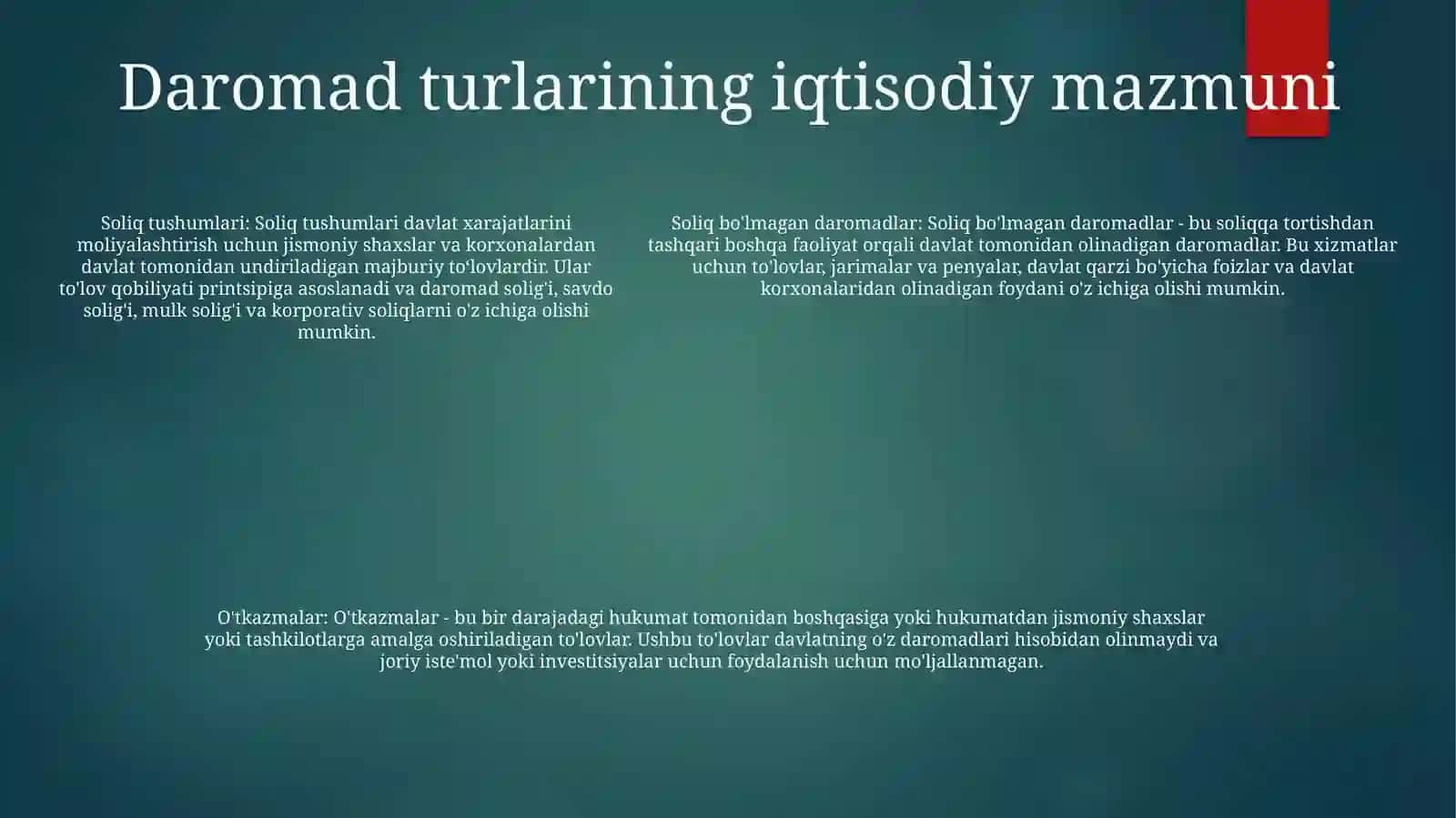 Budjet Hisobi Obyektlarining Iqtisodiy Mazmuni 4