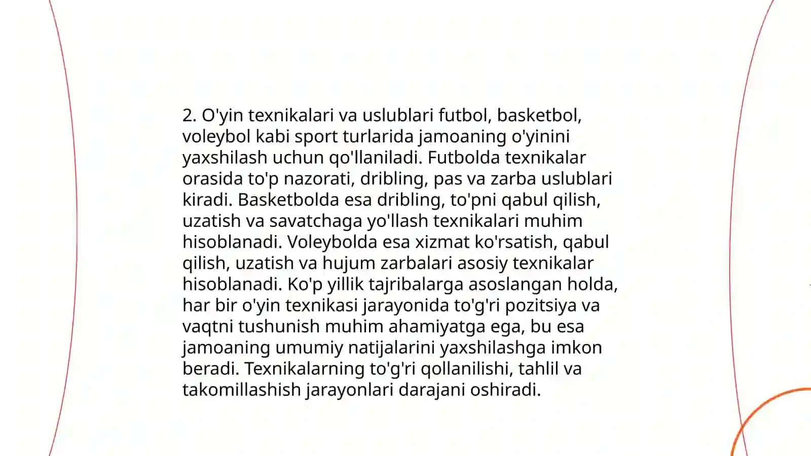 O'yin mashqlar uchun motivatsiya usullari 4