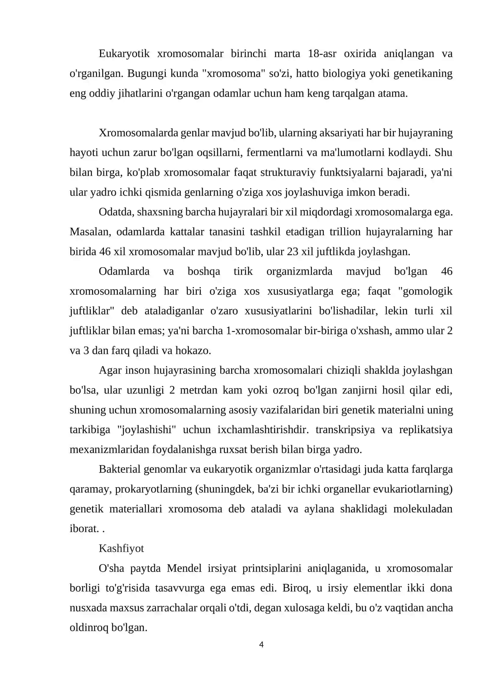 Xromosomalarning identifikatsiyasi va mutatsion jarayon 4