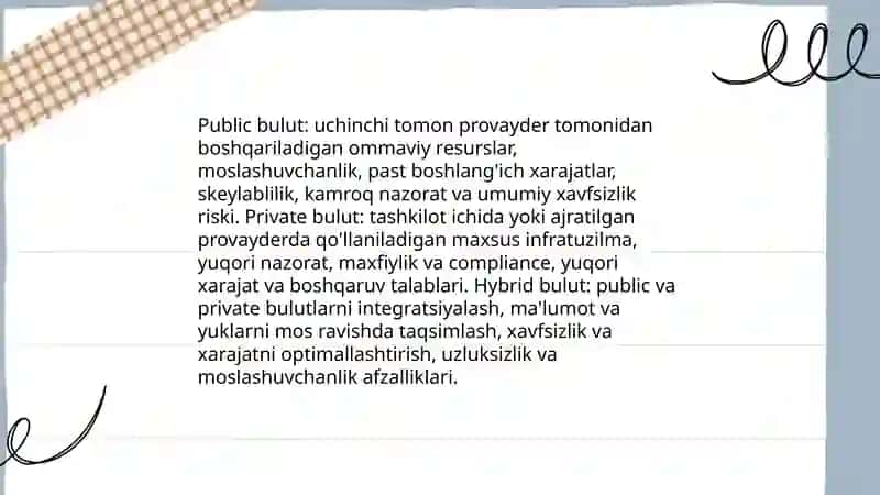 Bulutli hisoblash 4