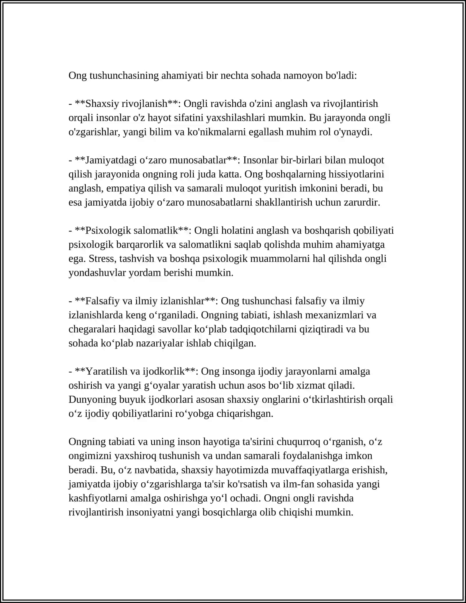 ONG TUSHUNCHASI ONG SHAKLLARI 4