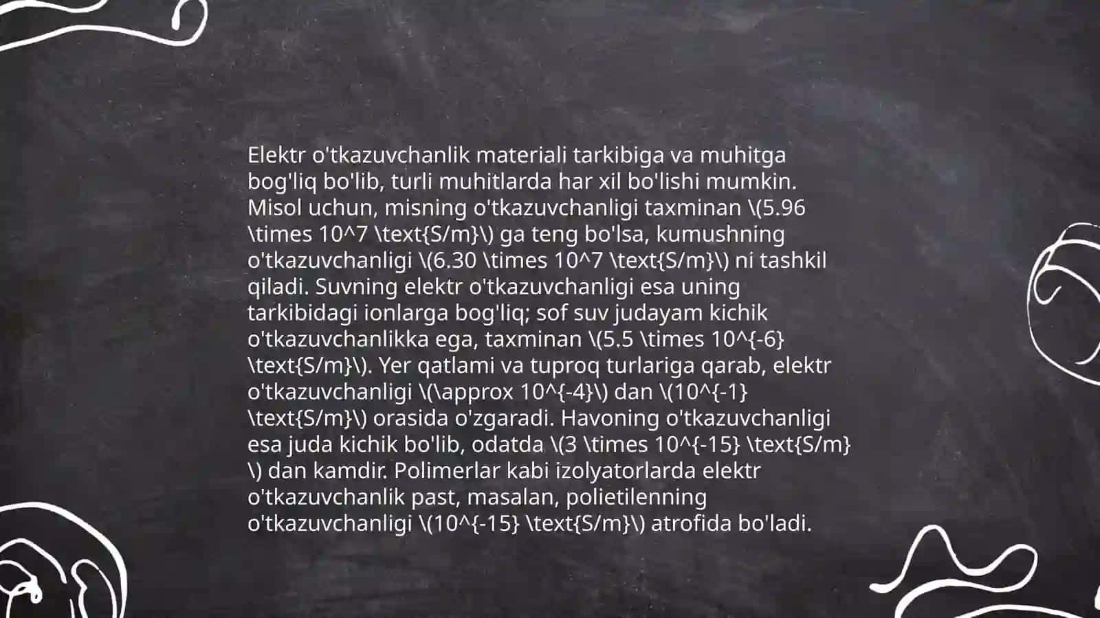 Elektr tokining mohiyati va xususiyatlari 4