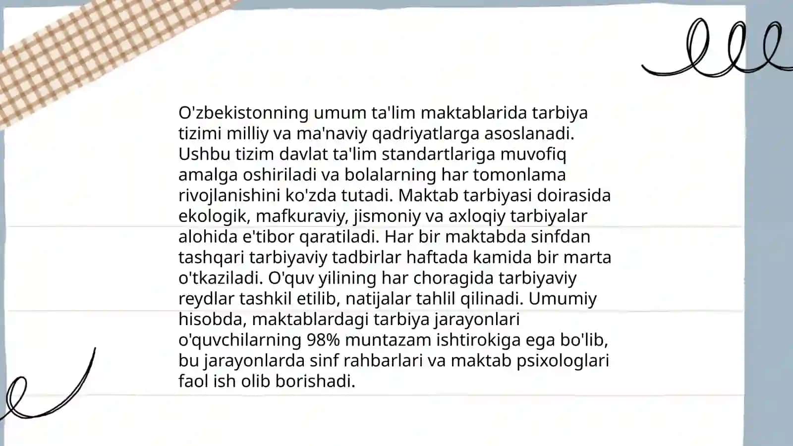 Tarbiya fanining oziga xos xususiyatlari 4