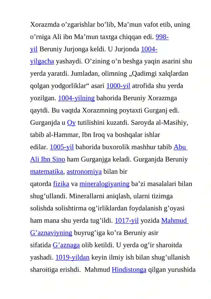Abu Rayhon Beruniy hayoti va pedagogik qarashlari 4