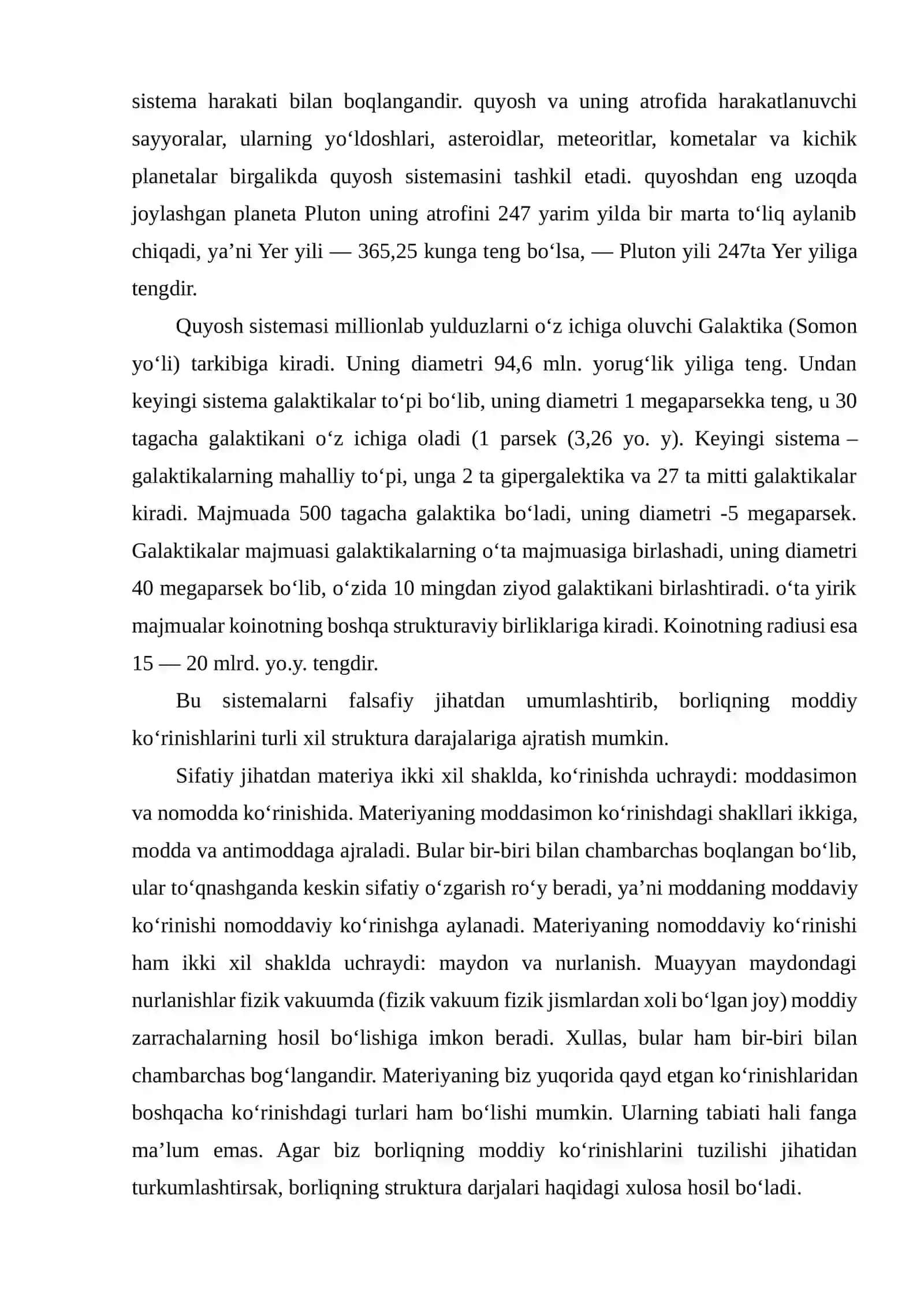 Borliq va rivojlanish falsafasi 4