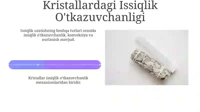 Kristallar va Issiqlik O'tkazuvchanligi 4