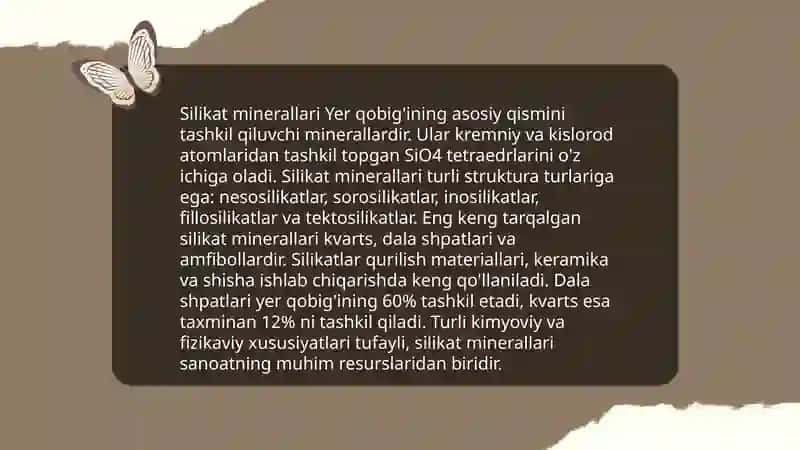 Fosfatlar va slikatlar sinfi minerallari 4
