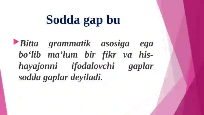 GAPNING TUZILISH JIHATDAN TURLARI 4