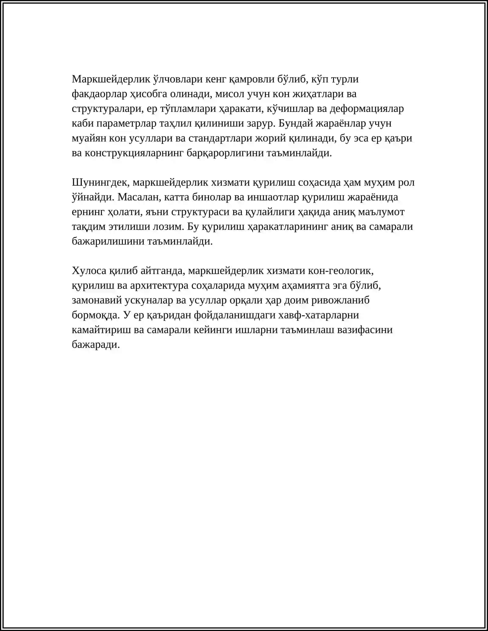Маркшейдерлик хизмати асослари 4