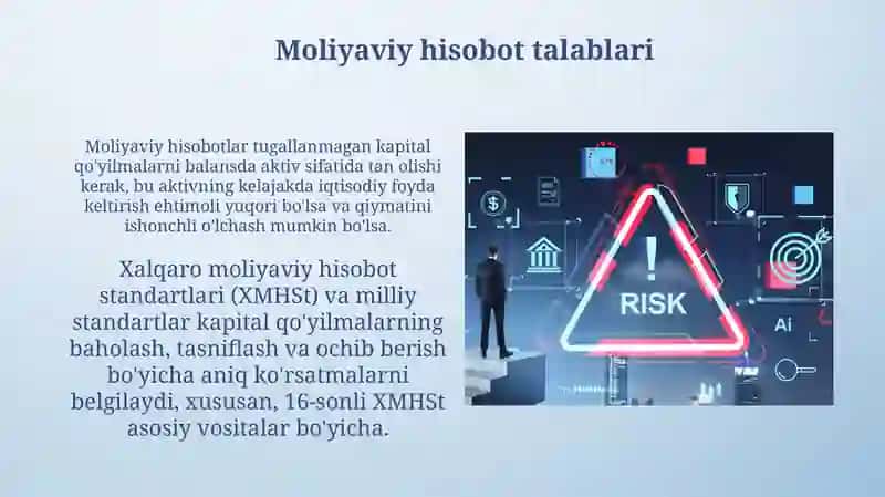 Tugallanmagan kapital qoyilmalar auditi 4