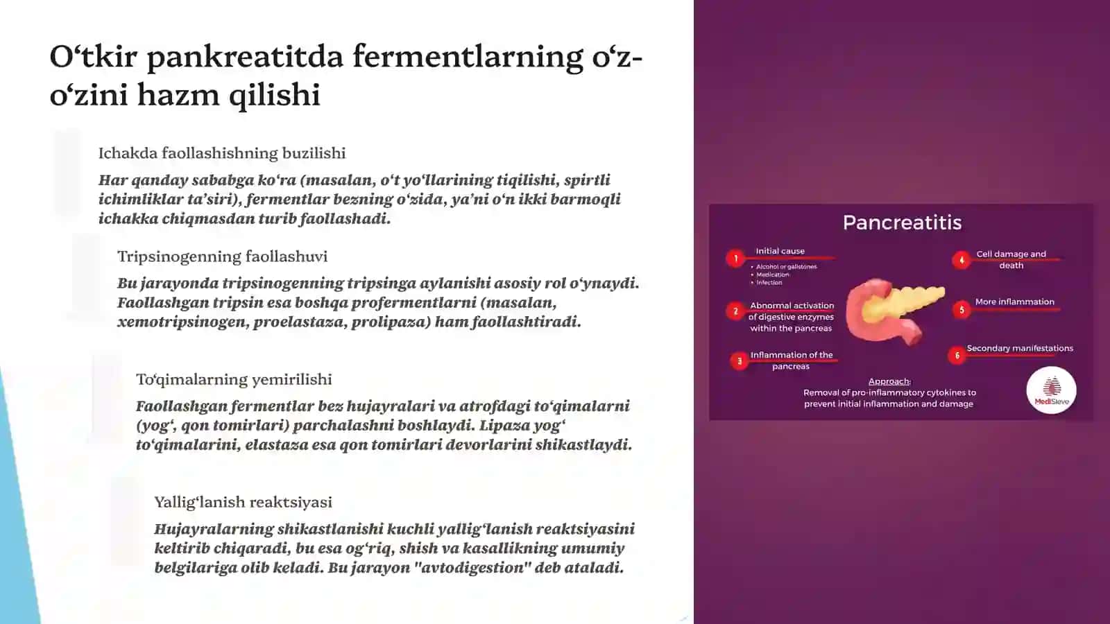 O‘tkir pankreatitning biokimyoviy asoslari 4