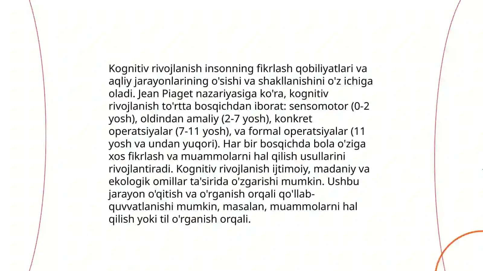 Kichik maktab yoshi davrida psixik rivojlanish 4