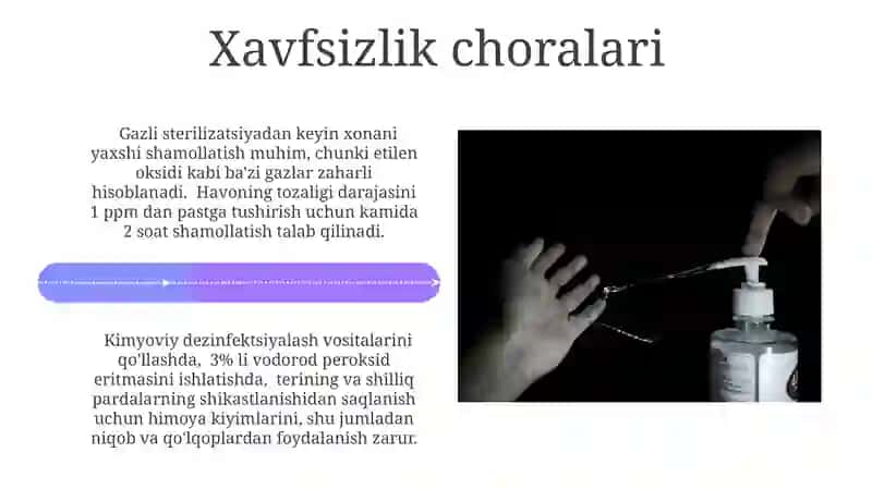 Sterillash va Dezinfeksiya 4