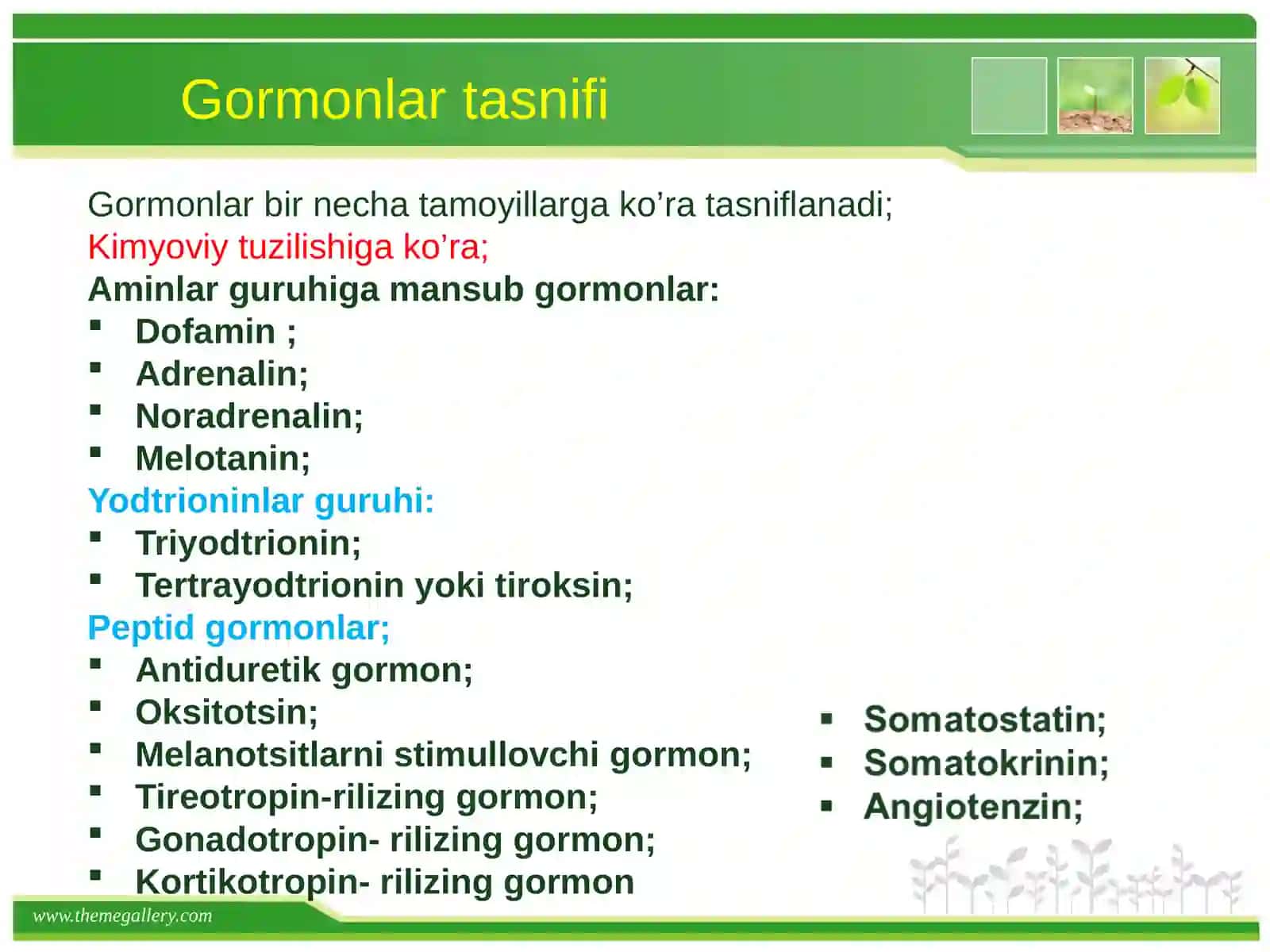 Ichkisekretsiyabezlar fiziologiyasi 4