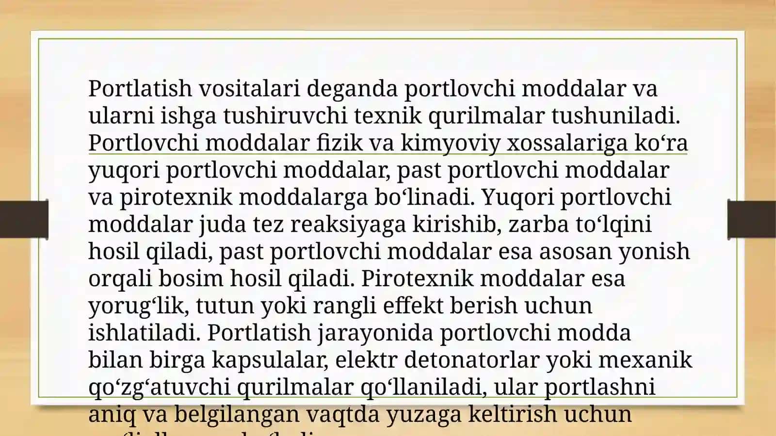 Portlatish usullari va vositalari 4