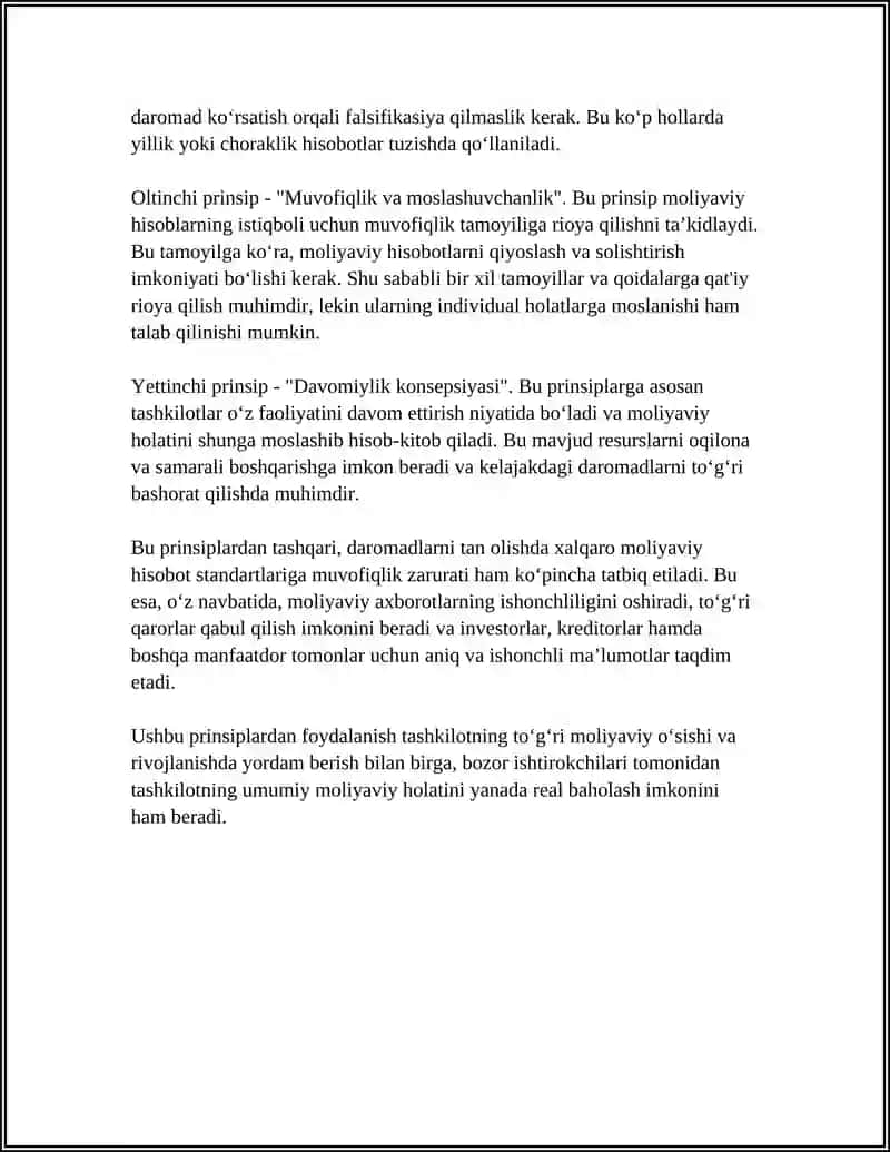 DAROMADLAR HISOBI VA TAN OLINISHI 4