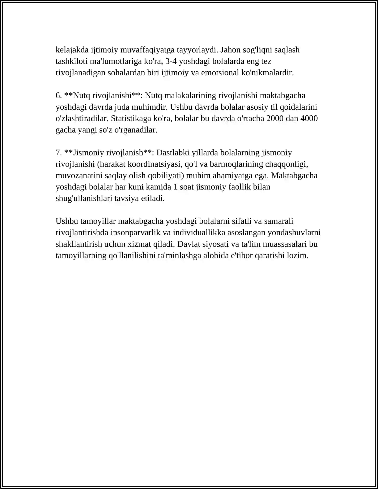 ILK VA MAKTABGACHA YOSHDAGI BOLALAR PEDAGOGIKASI 4