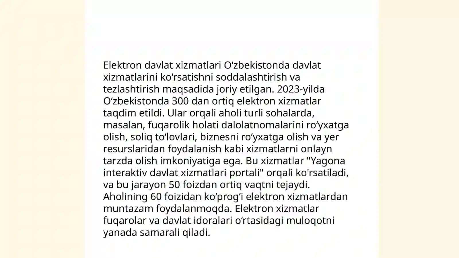 Elektron hukumat rivoji 4