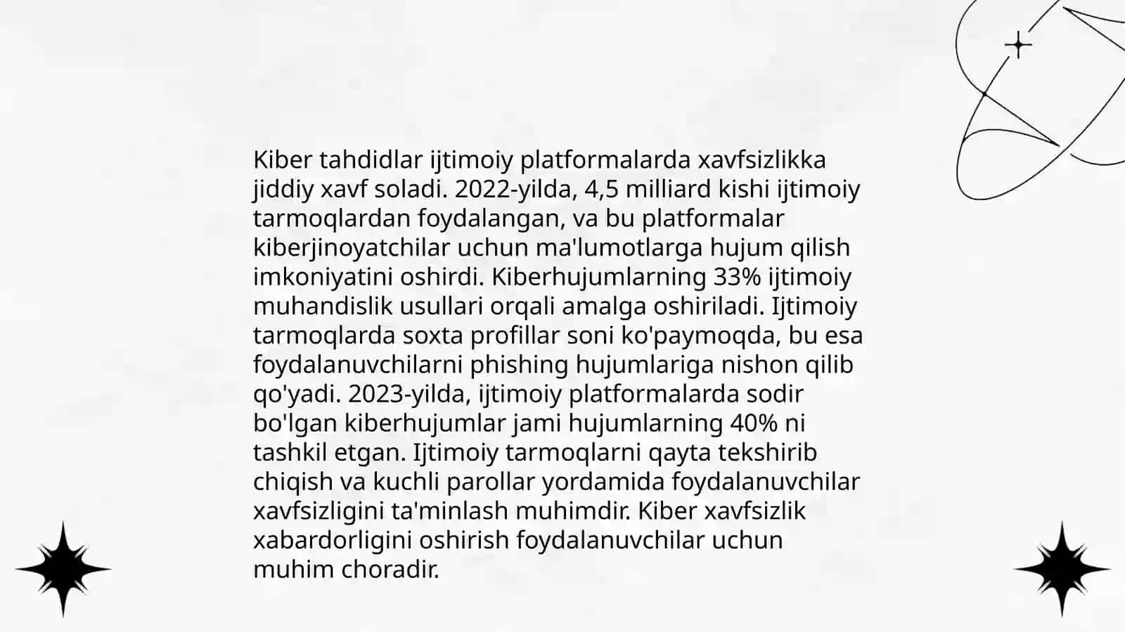 Ijtimoiy tarmoqlarda axborot hurujlari va tahdidlar 4