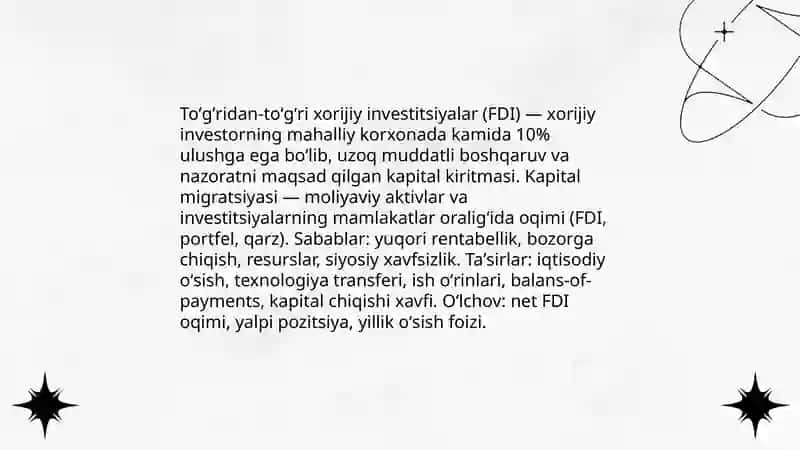 Xalqaro kapital migratsiyasi 4
