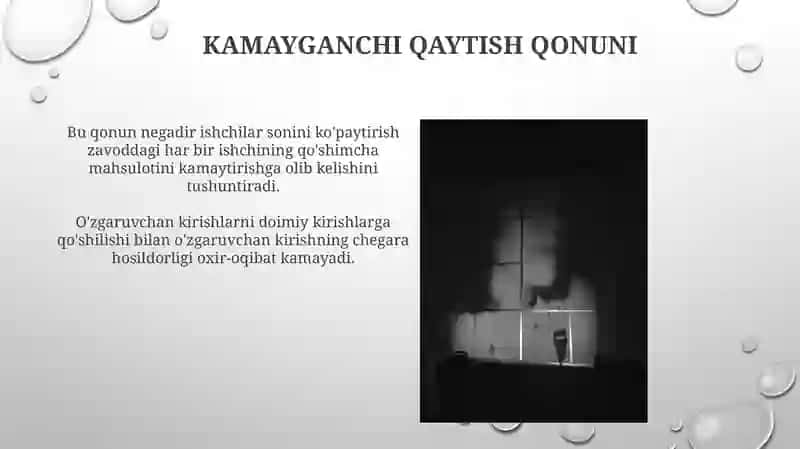 Ishlab chiqarish nazariyasi 4