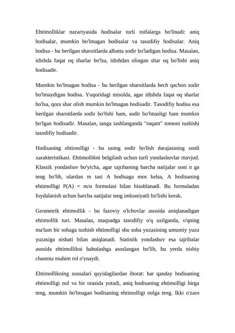 NISBIY CHASTOTANING O'ZGARMAS EHTIMOLLIKDAN CHETLANISHINING EHTIMOLLIGI 4