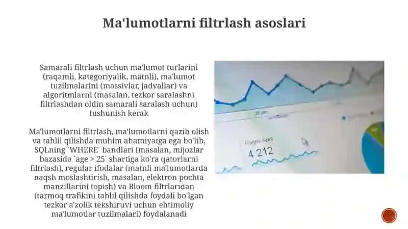 Ma'lumotlarni filtirlash usullari 4