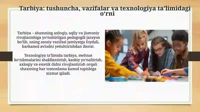 Texnologiya ta'limi metodikasi 4
