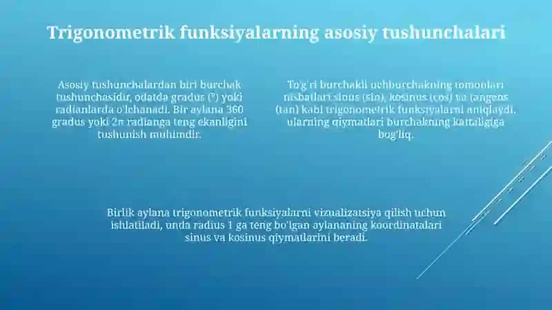 Trigonometrikfunksiyalarniòqitishmetodikasi 4