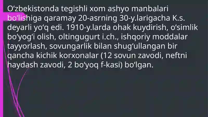 KIMYO SANOATINIG RIVOJLANISH ISTIQBOLLARI 4