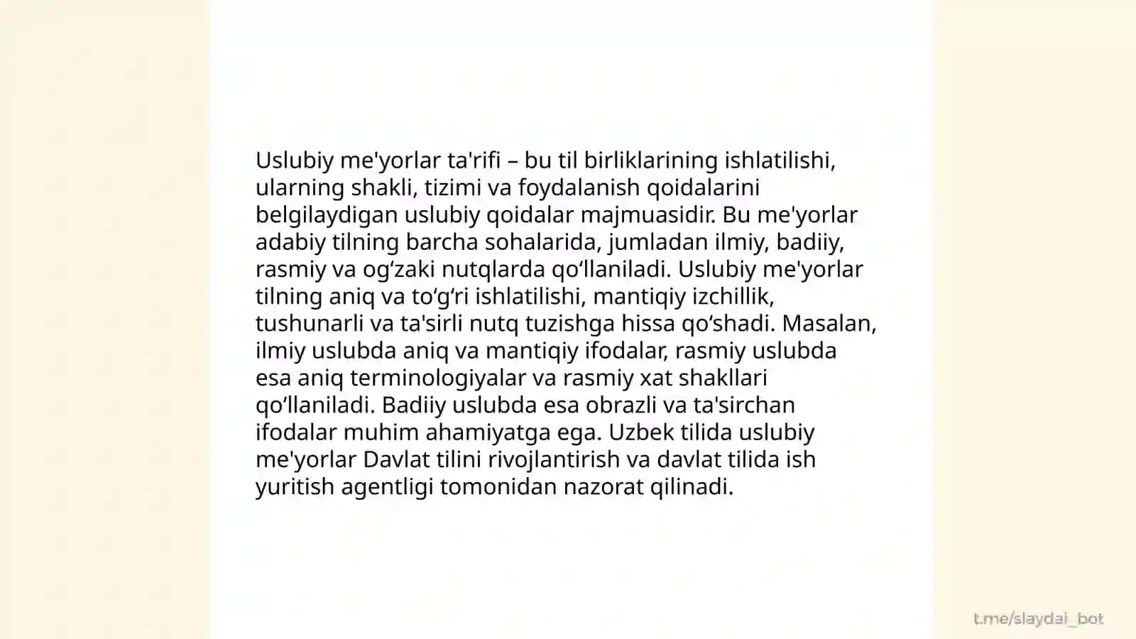 Semantik- uslubiy meʼyor 4