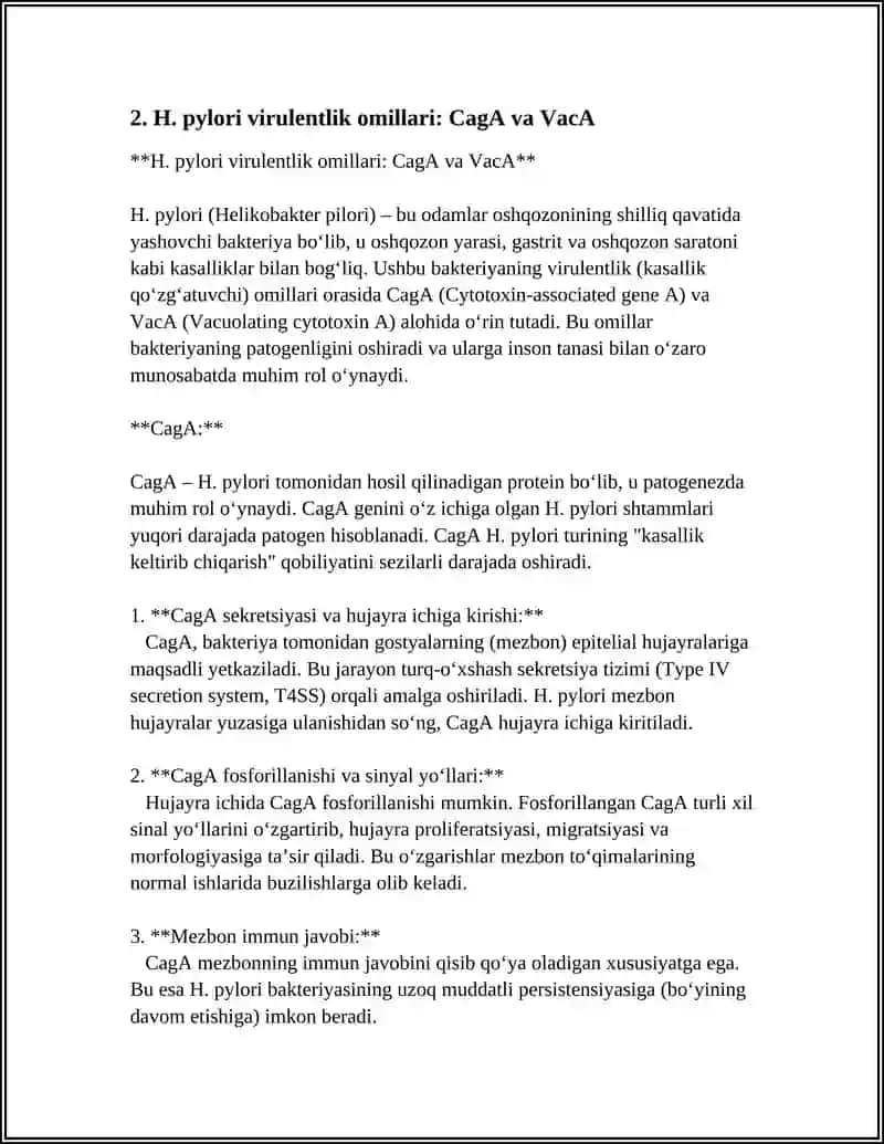 OSHQOZON YARA KASALLIKLARI ETIOPATOGENEZI 4