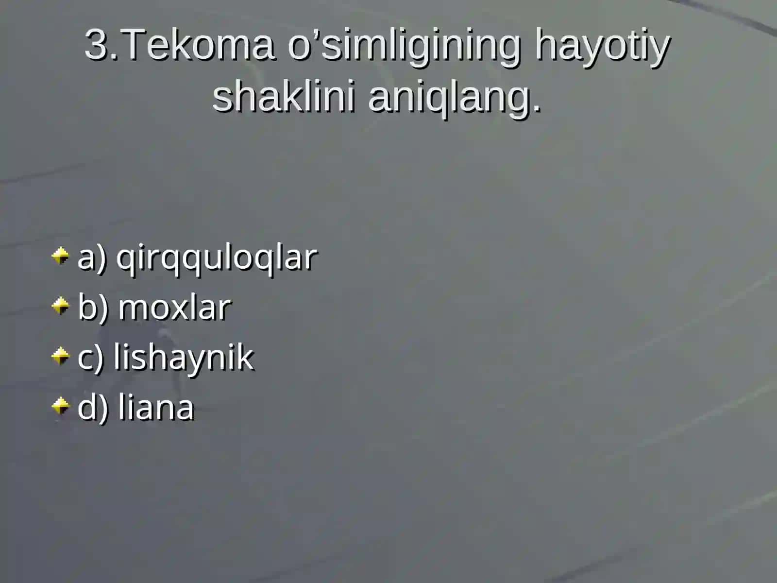 O'SIMLIKLARNI MUHOFAZA QILISH 4