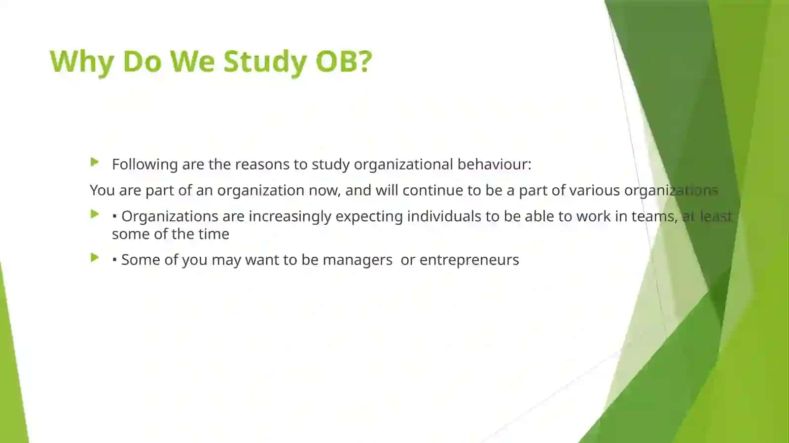 Organizational Behaviour— BBA-5th 4
