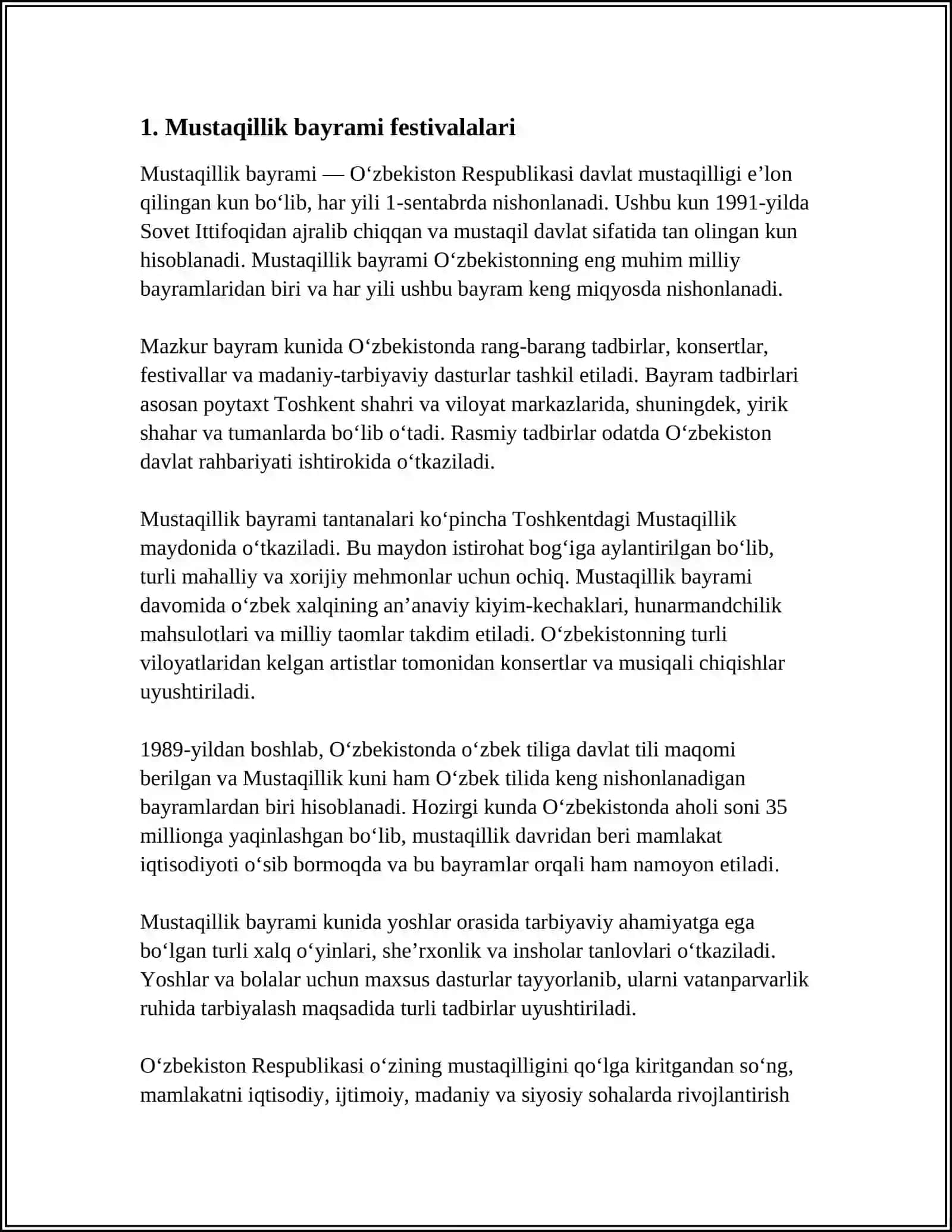 MUSTAQILLIK BAYRAMI FESTIVALLARI 4