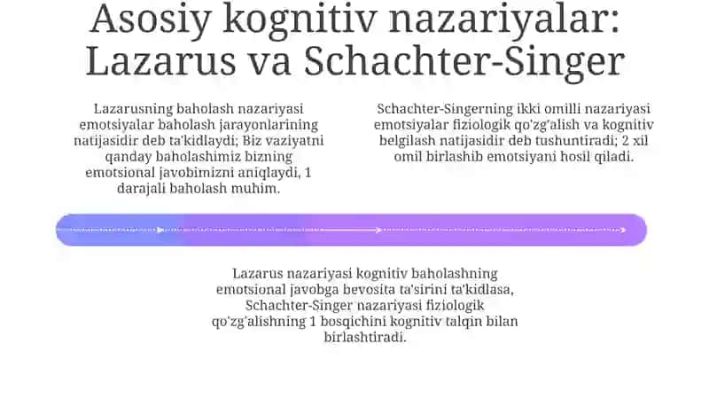 Emosiyaning kognitiv nazariyalari 4
