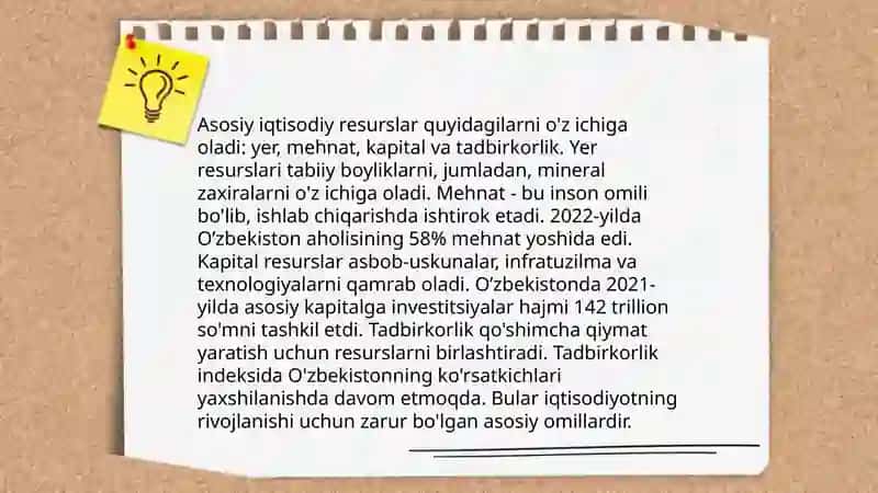 Inson ehtiyoji va iqtisodiy muhit 4