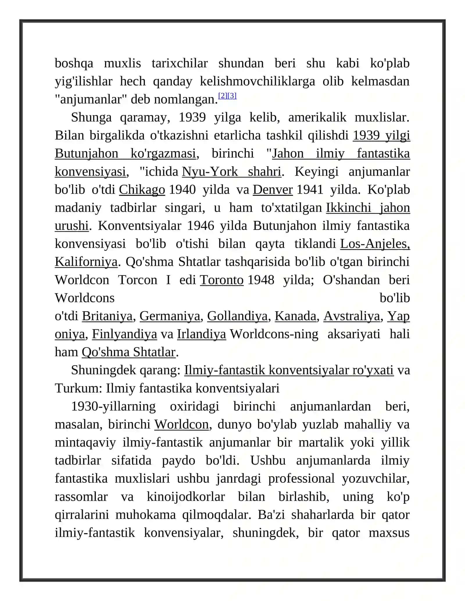 Ilmiy fantastika konventsiyalar 4
