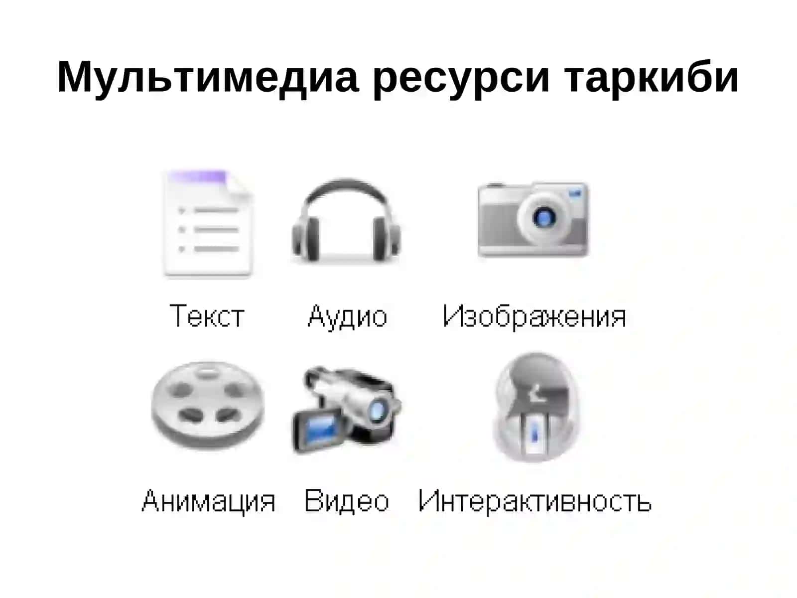 МУЛЬТИМЕДИА ВОСИТАЛАРИДАН ФОЙДАЛАНИШ 4