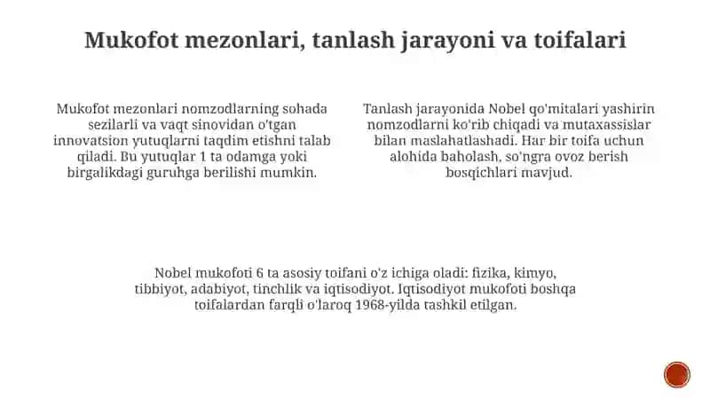 Nobel mukofoti 4