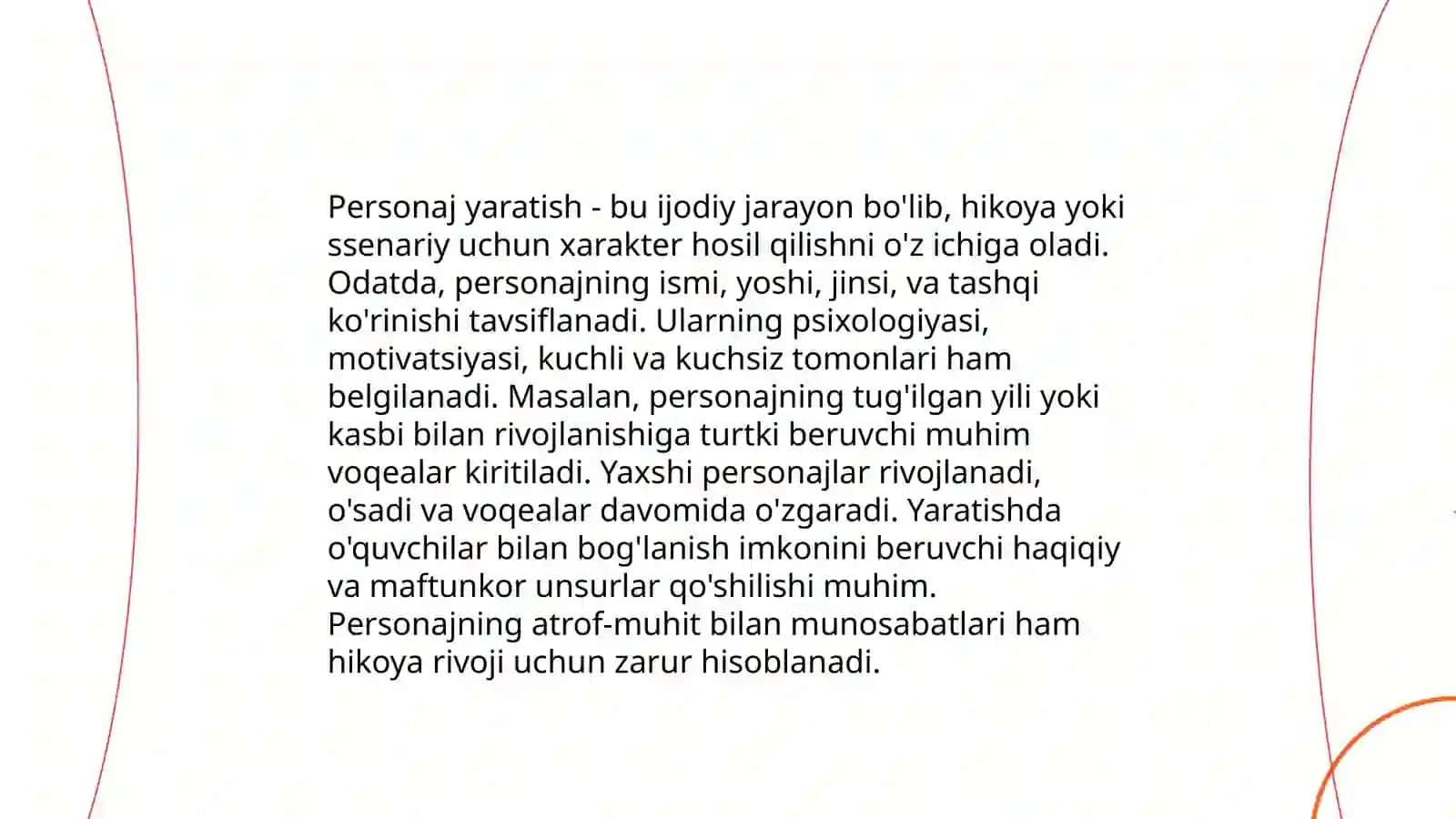Darsda hikoya, tushuntirish va izohlash sanʼati 4