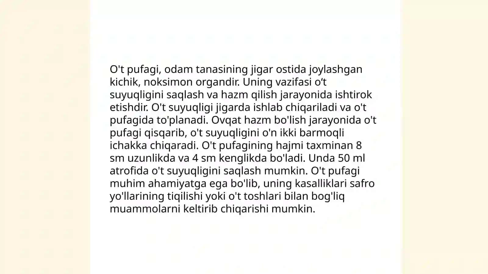 O’t pufagining hazm jarayonidagi ahamiyati 4